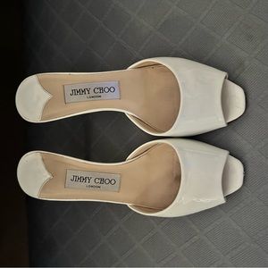 Jimmy Choo white heels